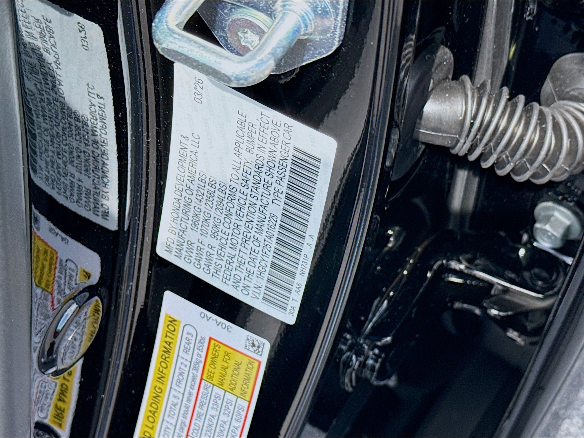 New 2026 Honda Accord LX image 27