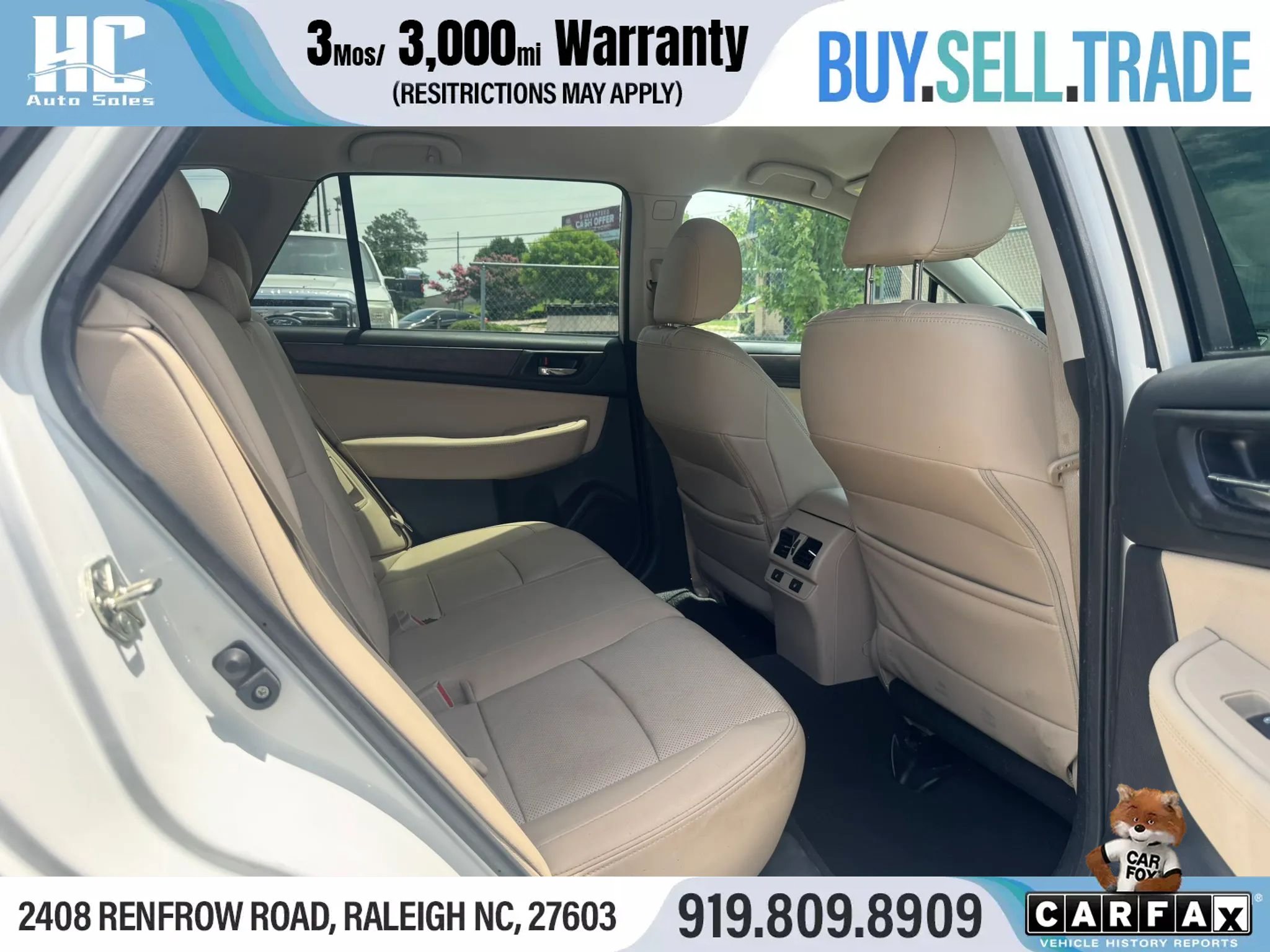 Used 2015 Subaru Outback 2.5i Limited w/ Protection Package #2 AWD/4WD image 19