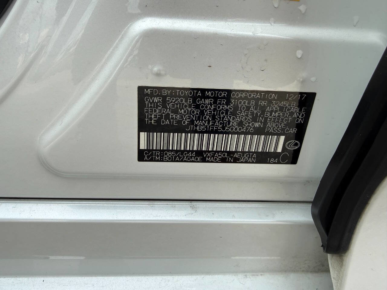 Used 2018 Lexus LS 500 w/ Interior Upgrade Package image 19