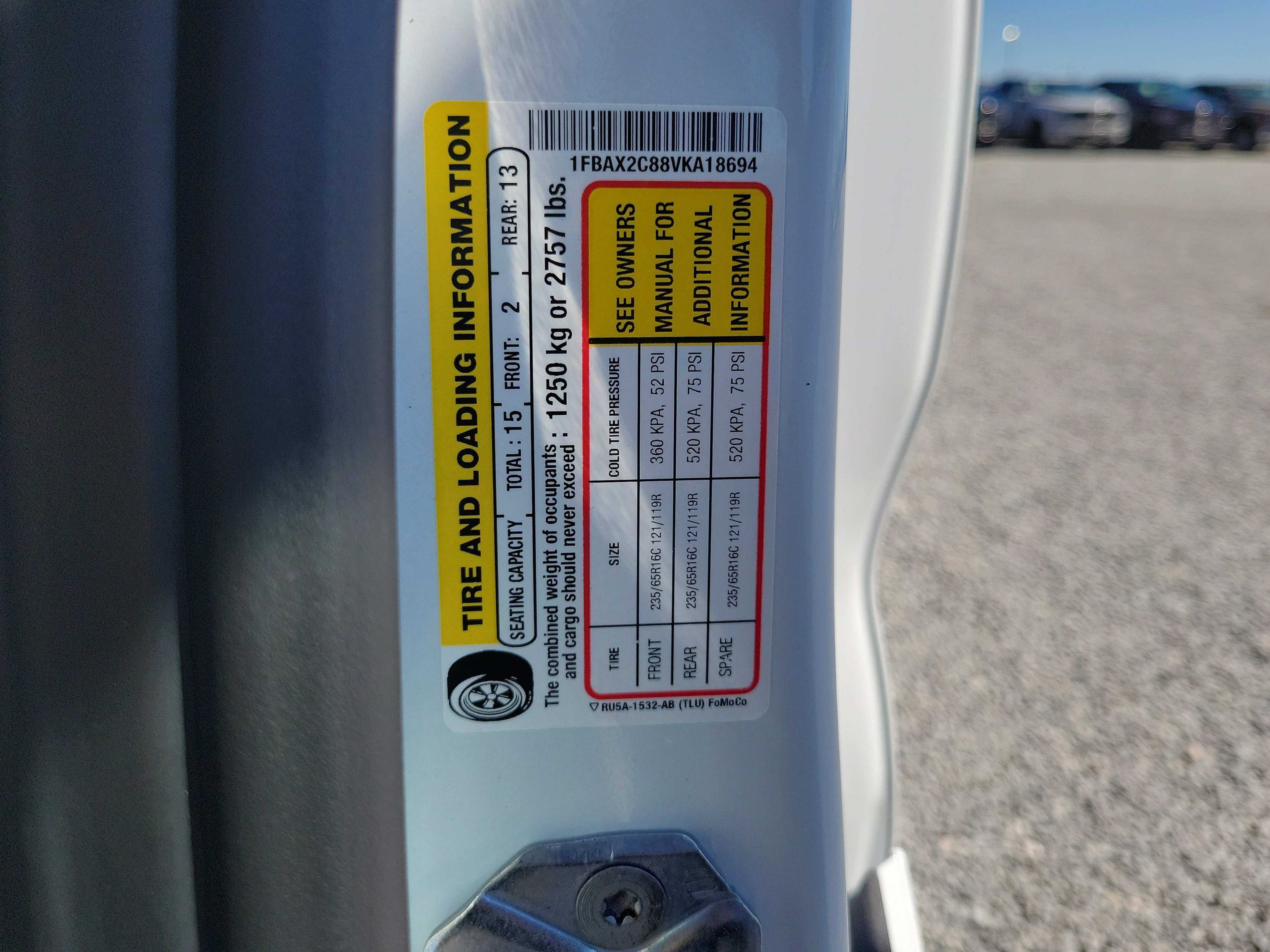 New 2027 Ford Transit 350 XL RWD image 23