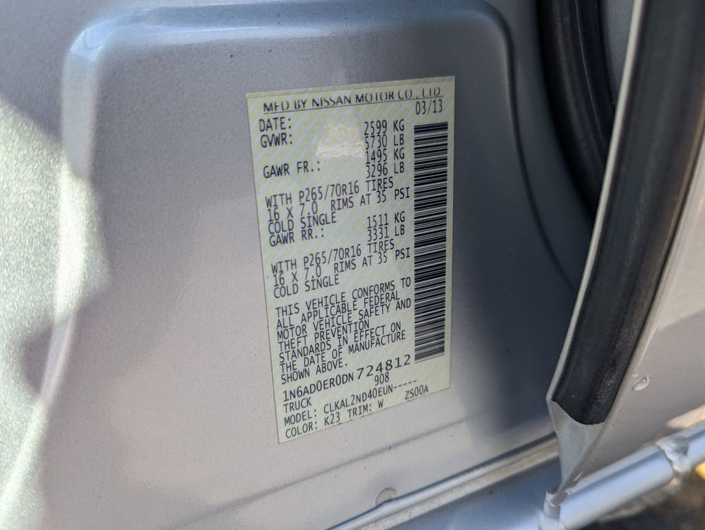 Used 2013 Nissan Frontier SV image 26