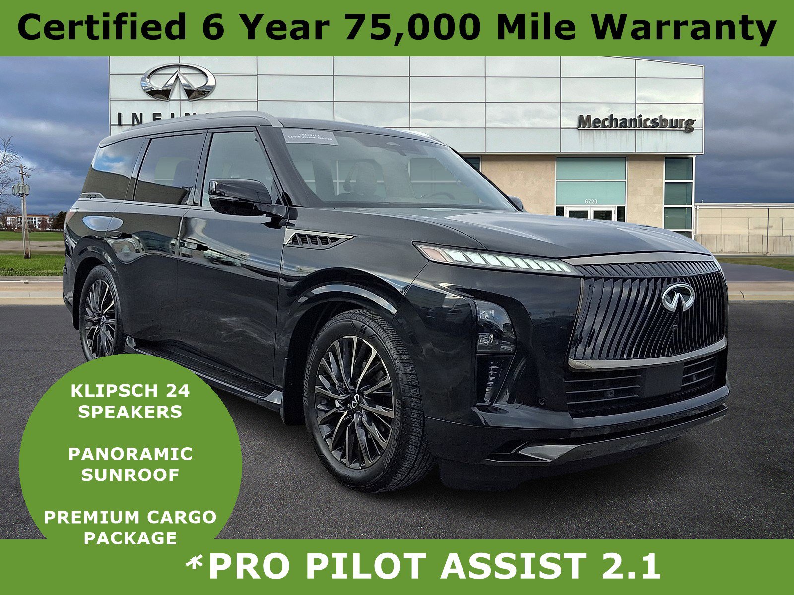 Certified 2025 INFINITI QX80 Autograph w/ Premium Cargo Package image 1