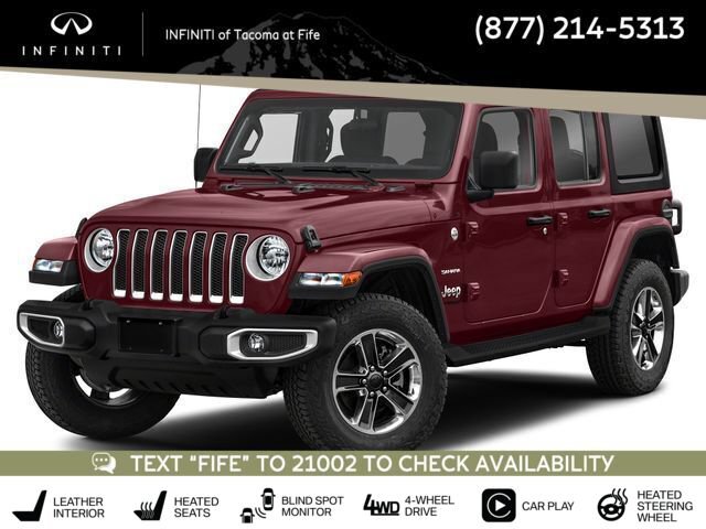 Used 2021 Jeep Wrangler Unlimited Sahara AWD/4WD image 1