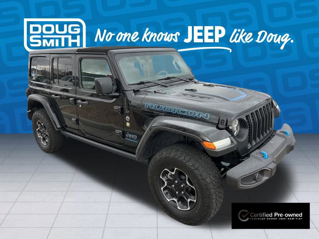 Used 2023 Jeep Wrangler Unlimited Rubicon 4xe w/ Cold Weather Group image 7