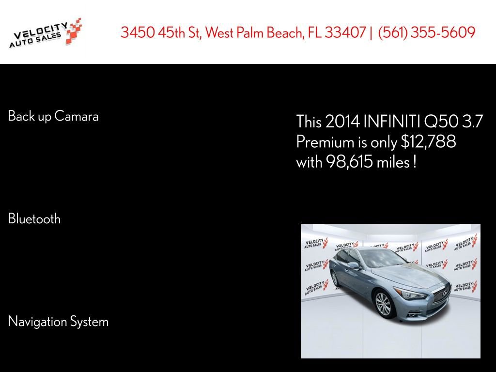 Used 2014 INFINITI Q50 Premium w/ Deluxe Touring Package RWD image 28