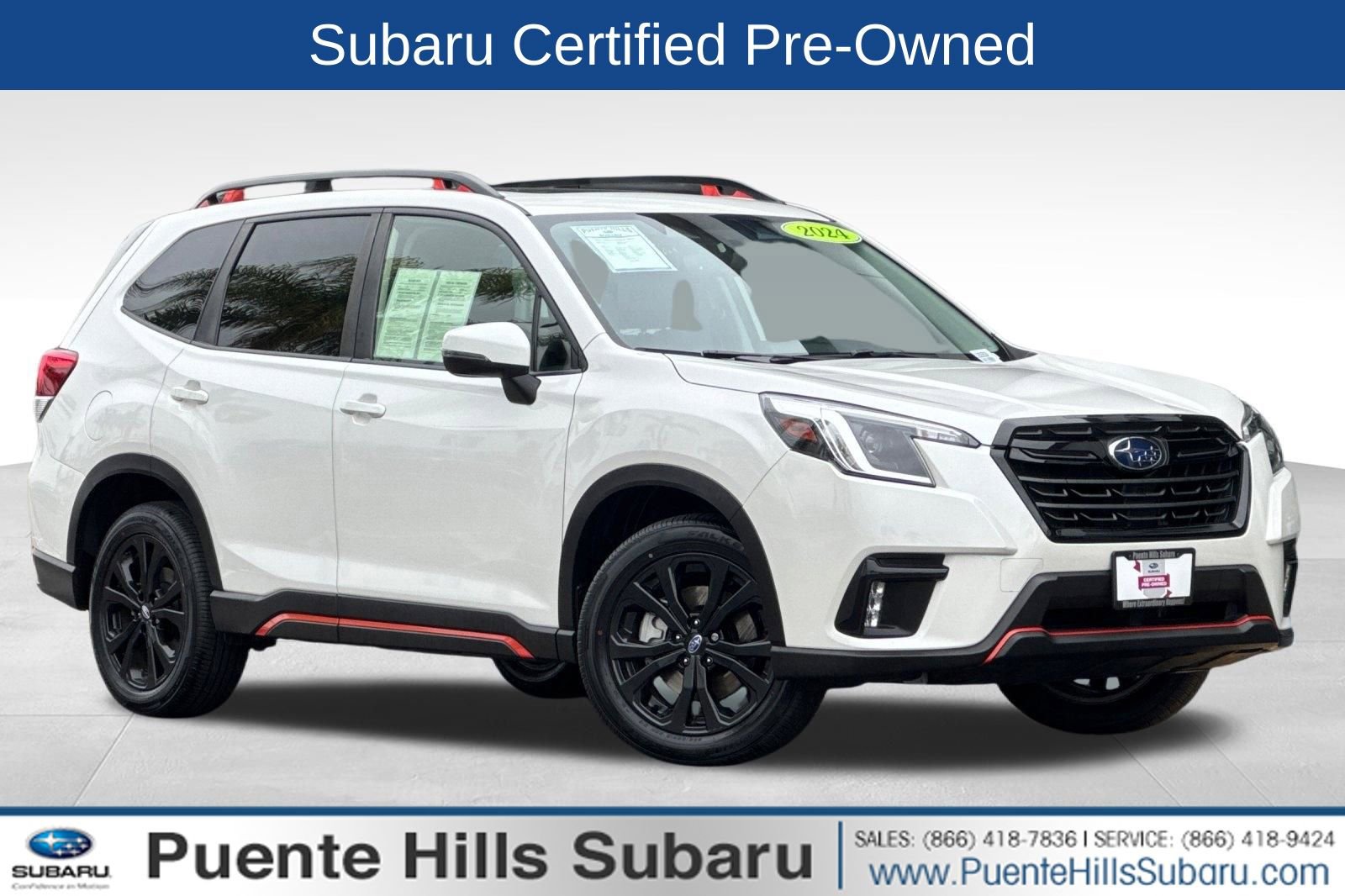 Certified 2024 Subaru Forester Sport