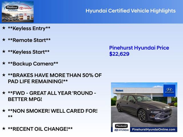 Certified 2025 Hyundai Sonata SEL FWD image 36