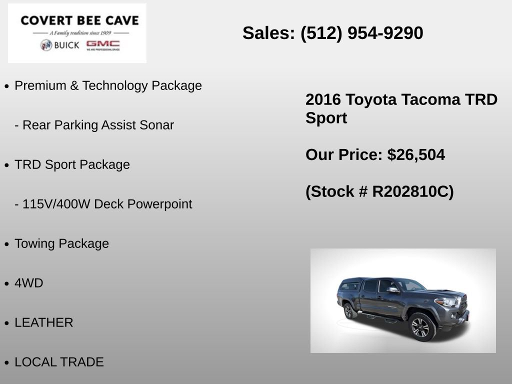 Used 2016 Toyota Tacoma TRD Sport image 18