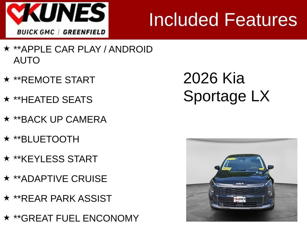 Used 2026 Kia Sportage LX FWD image 2