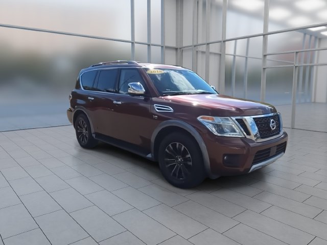 Certified 2018 Nissan Armada Platinum w/ Captain Seat Package AWD/4WD image 2