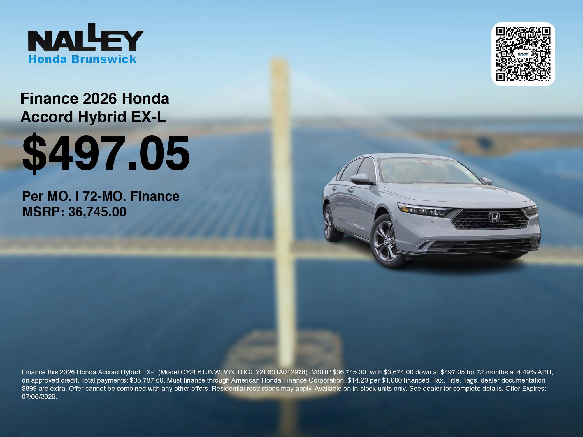 New 2026 Honda Accord EX-L image 7