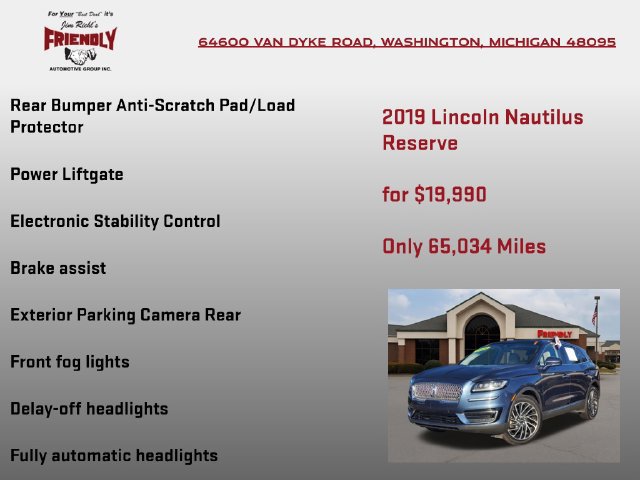 Used 2019 Lincoln Nautilus Reserve AWD/4WD image 30