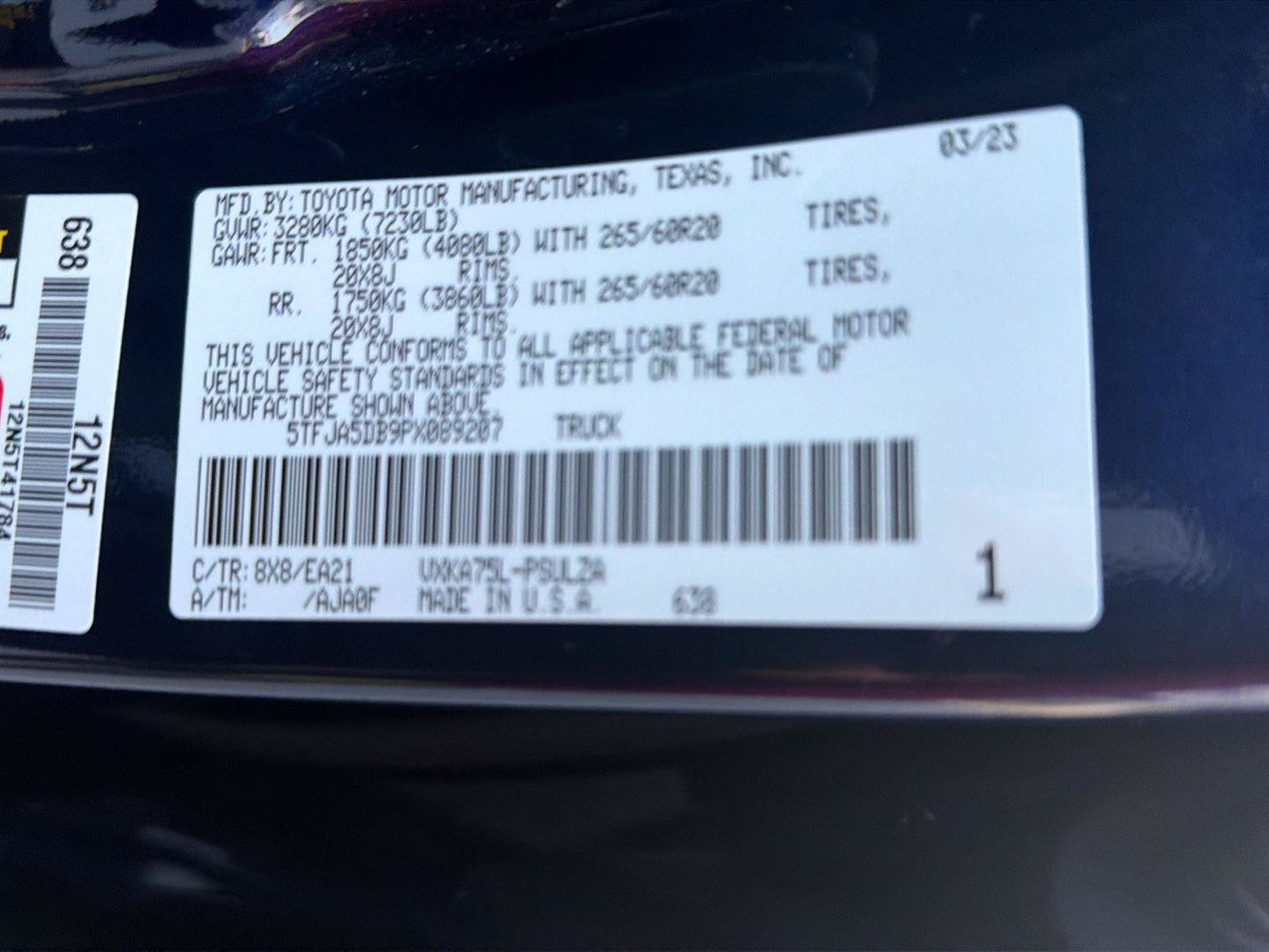 Used 2023 Toyota Tundra Limited AWD/4WD image 42
