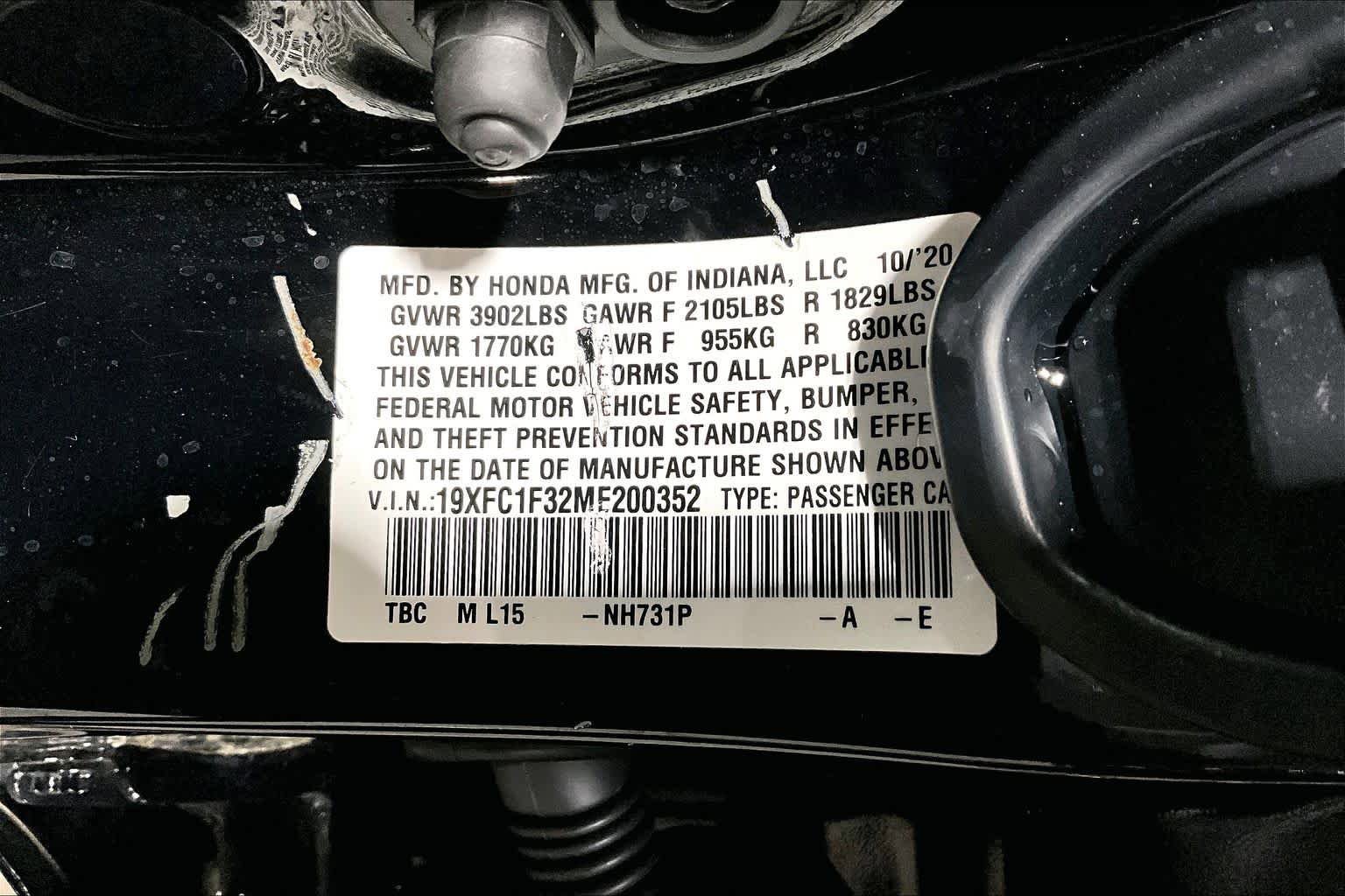 Used 2021 Honda Civic EX image 37