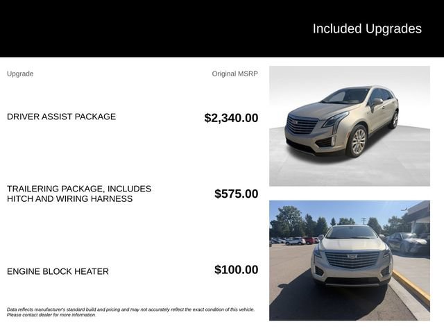 Used 2017 Cadillac XT5 Platinum w/ Driver Assist Package AWD/4WD image 8