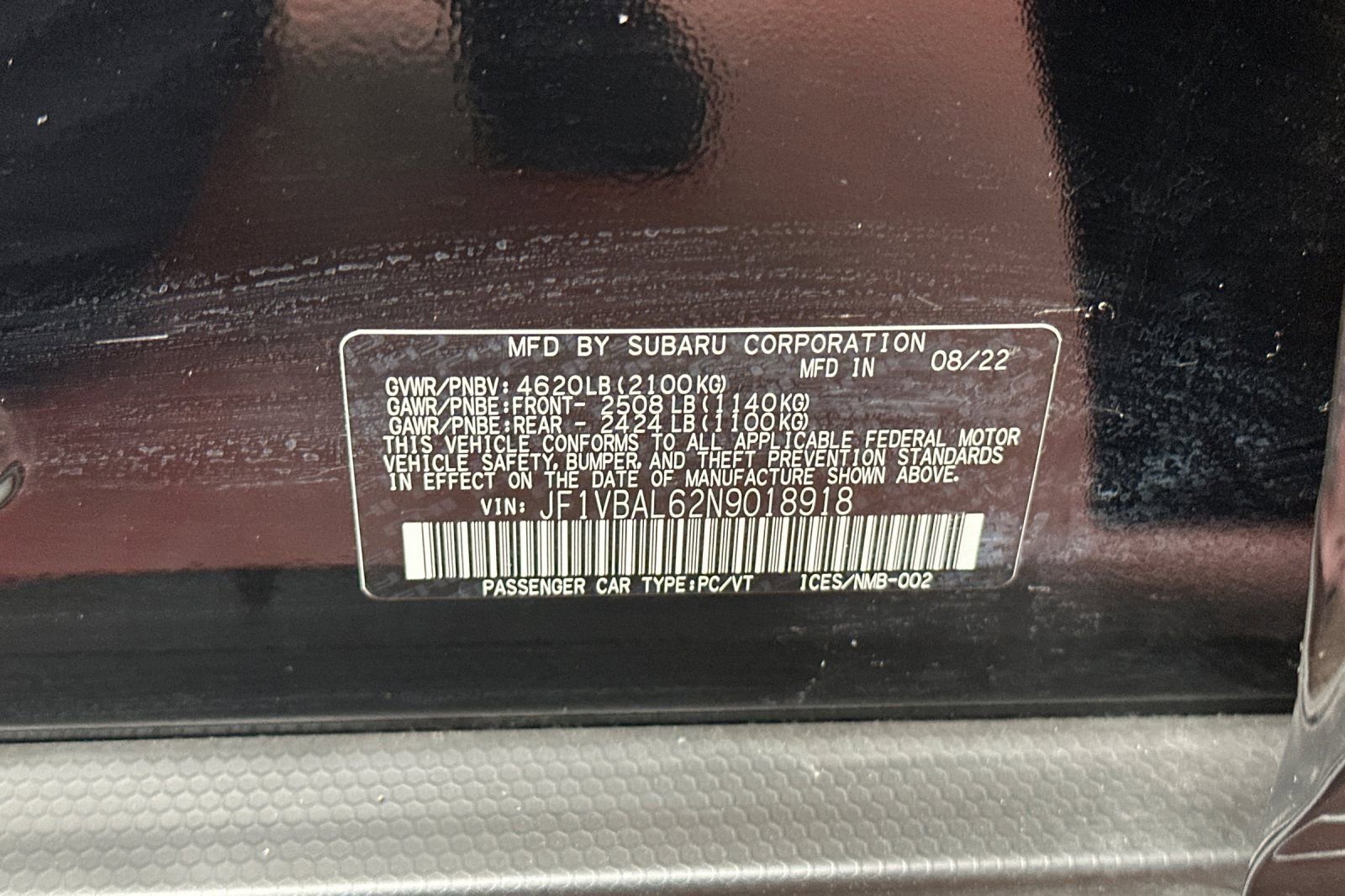 Used 2022 Subaru WRX Limited image 37