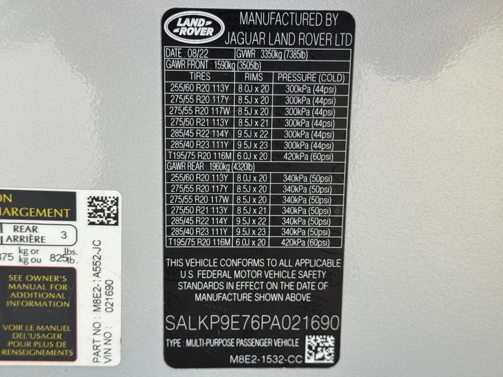 Used 2023 Land Rover Range Rover SE AWD/4WD image 34