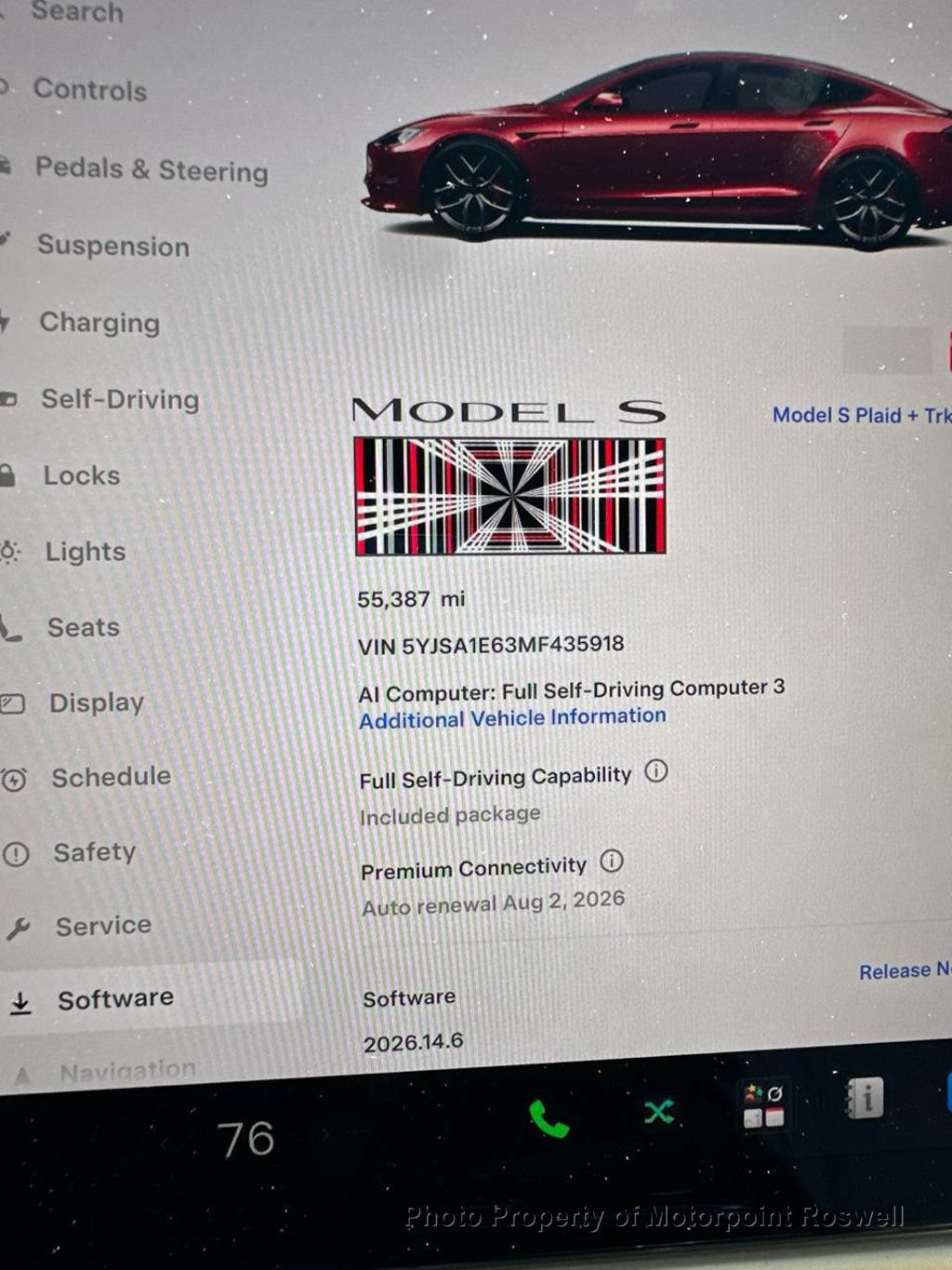 Used 2021 Tesla Model S Plaid AWD/4WD image 3