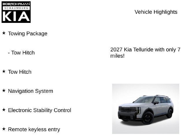 New 2027 Kia Telluride X-Line SX Prestige AWD/4WD image 7