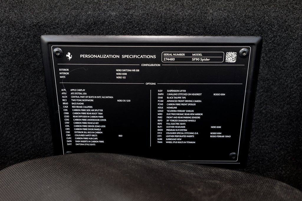 Used 2022 Ferrari SF90 Spider image 44