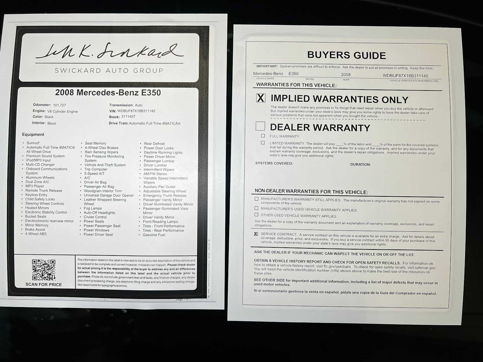 Used 2008 Mercedes-Benz E 350 4MATIC Sedan image 37