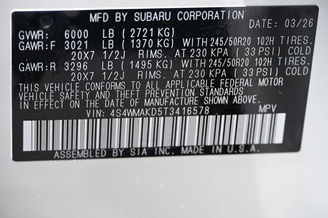 New 2026 Subaru Ascent Touring AWD/4WD image 22