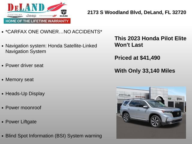 Used 2023 Honda Pilot Elite image 7