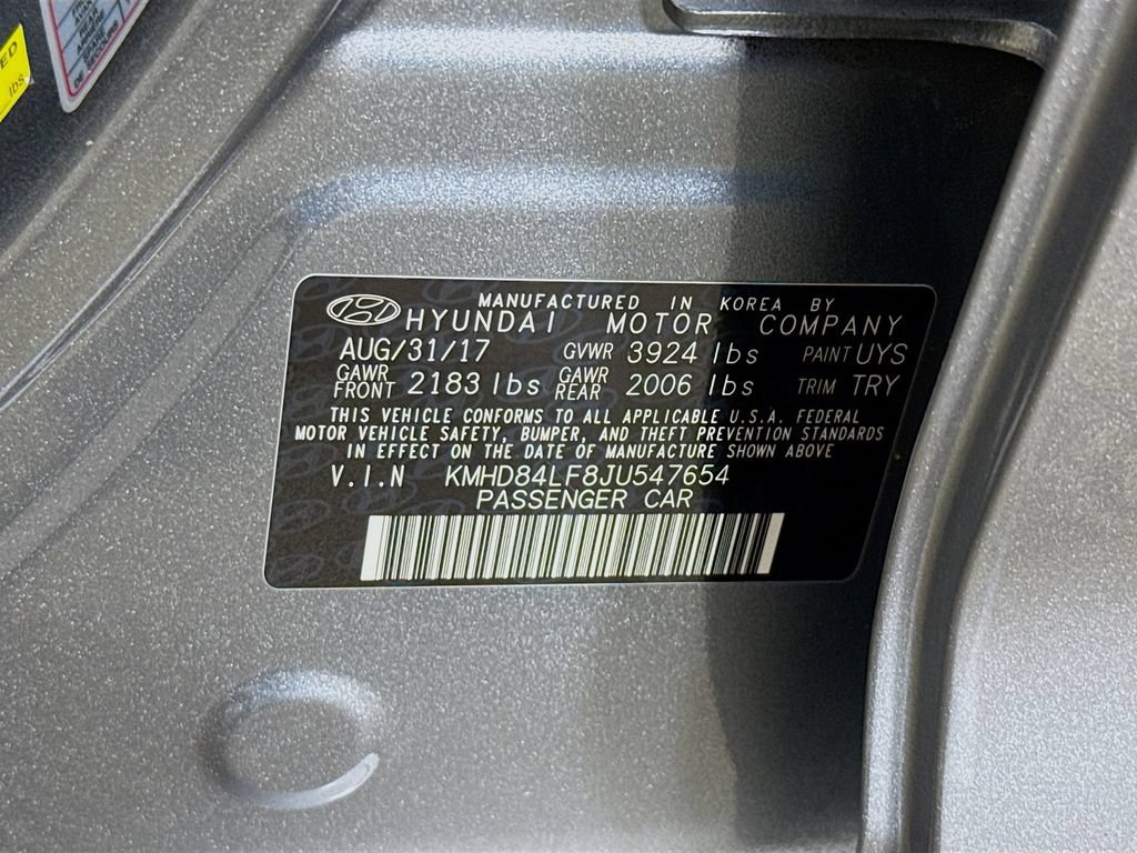 Used 2018 Hyundai Elantra Limited w/ Limited Ultimate Package 02 FWD image 35