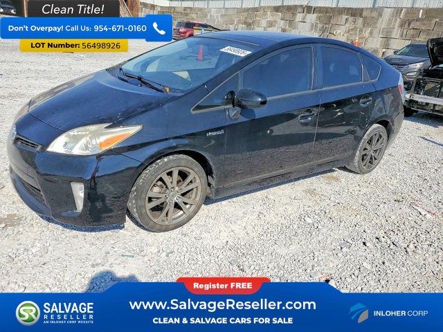 Used 2014 Toyota Prius Three w/ Solar Roof Package FWD image 1