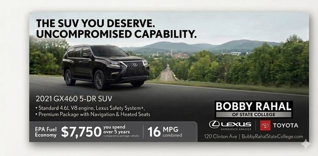Used 2021 Lexus GX 460 Premium w/ Premium Package AWD/4WD image 2