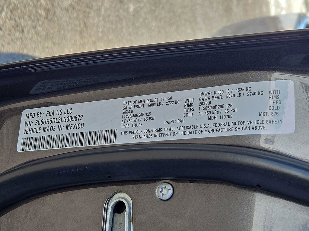 Used 2020 RAM 2500 Big Horn w/ Level 2 Equipment Group image 28