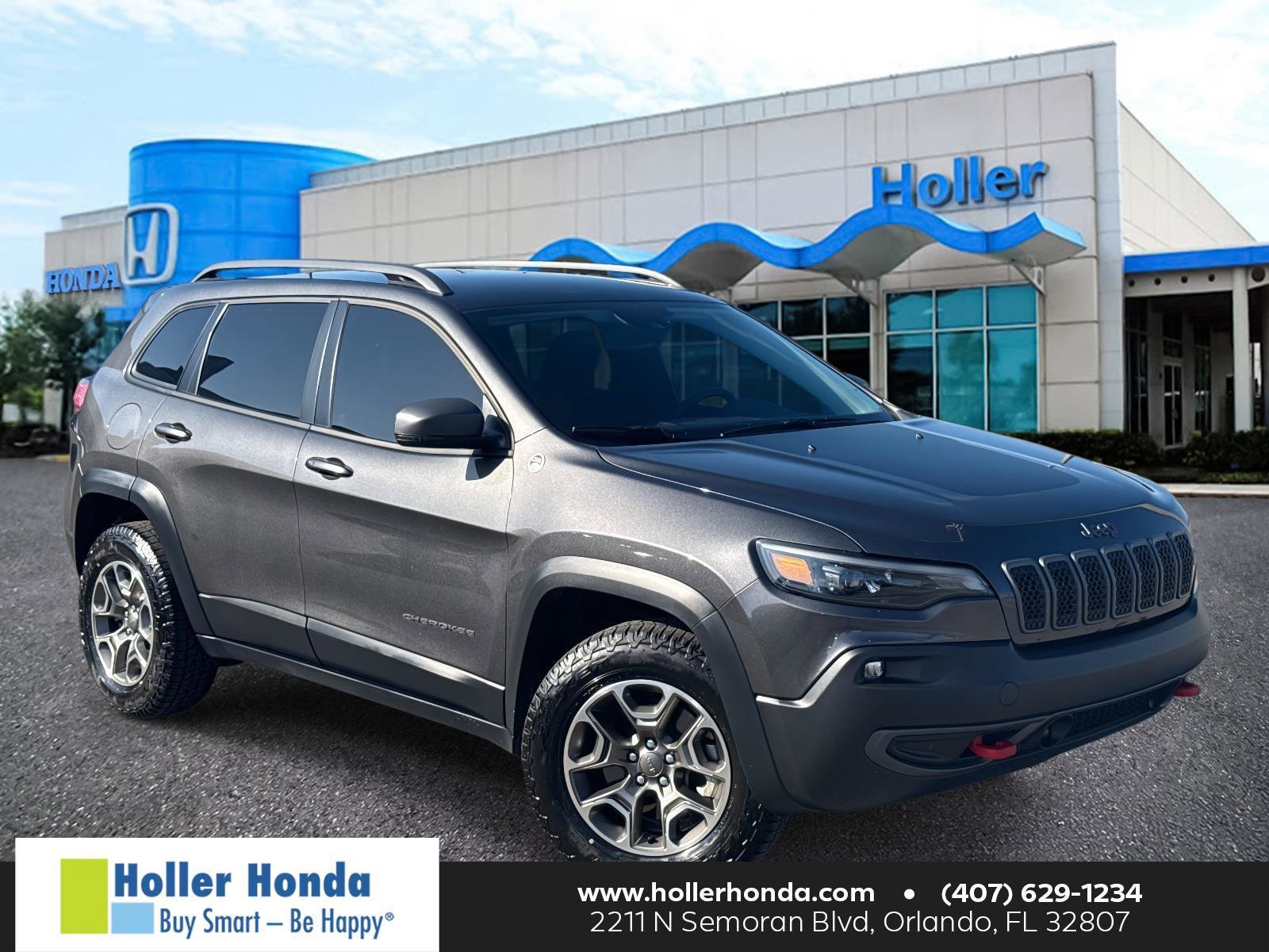 Used 2021 Jeep Cherokee Trailhawk w/ Premium Leather Package