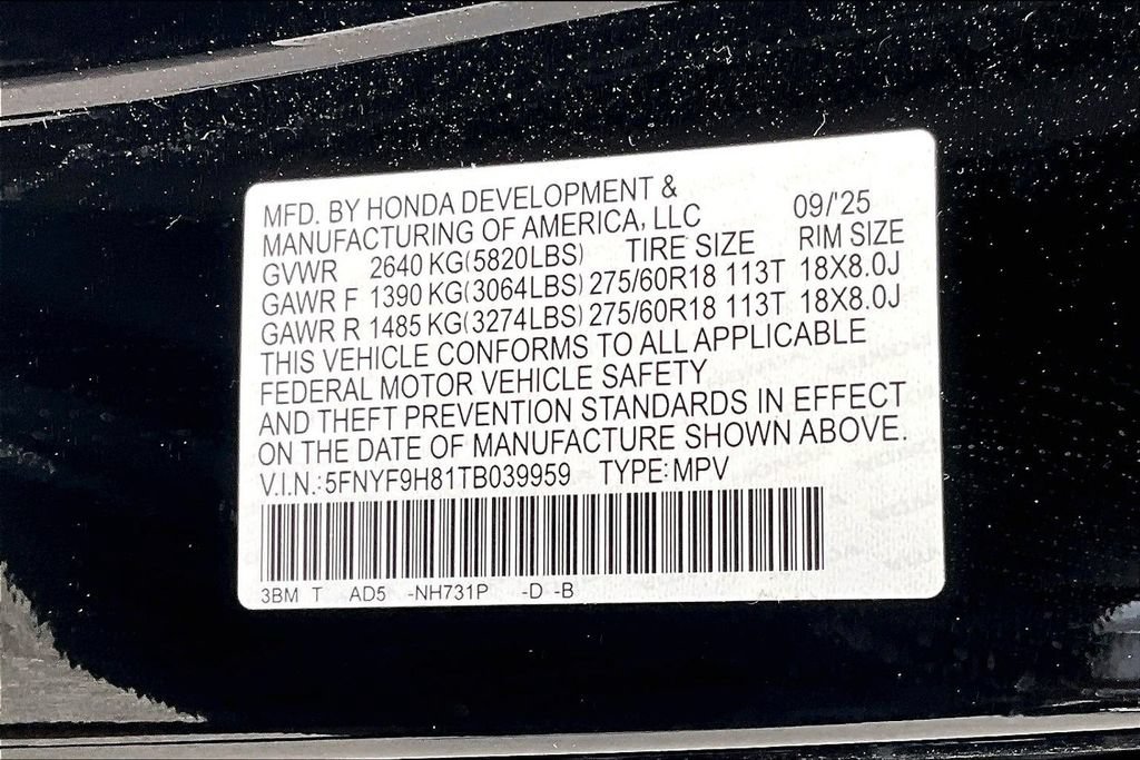 Certified 2026 Honda Passport TrailSport Elite image 14