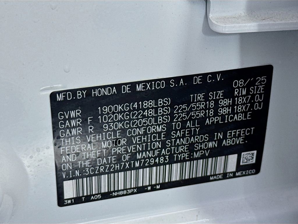 New 2026 Honda HR-V EX-L image 30