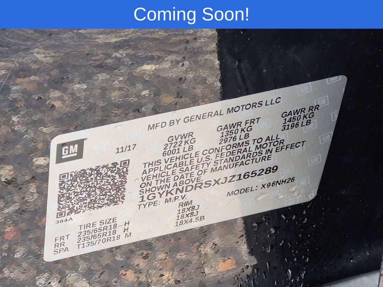 Used 2018 Cadillac XT5 Luxury w/ Driver Awareness Package AWD/4WD image 35