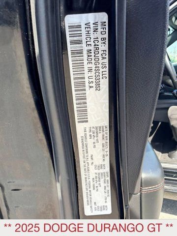 Certified 2025 Dodge Durango GT AWD/4WD image 29