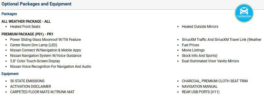 Used 2018 Nissan Sentra SV w/ Premium Package (P01) image 8
