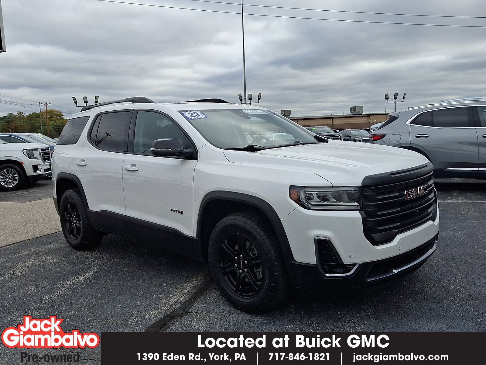 Certified 2023 GMC Acadia AT4 w/ Technology Package