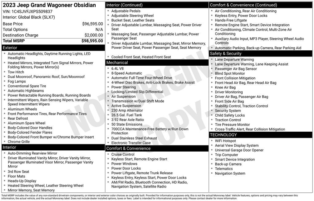 Used 2023 Jeep Grand Wagoneer Series II image 13