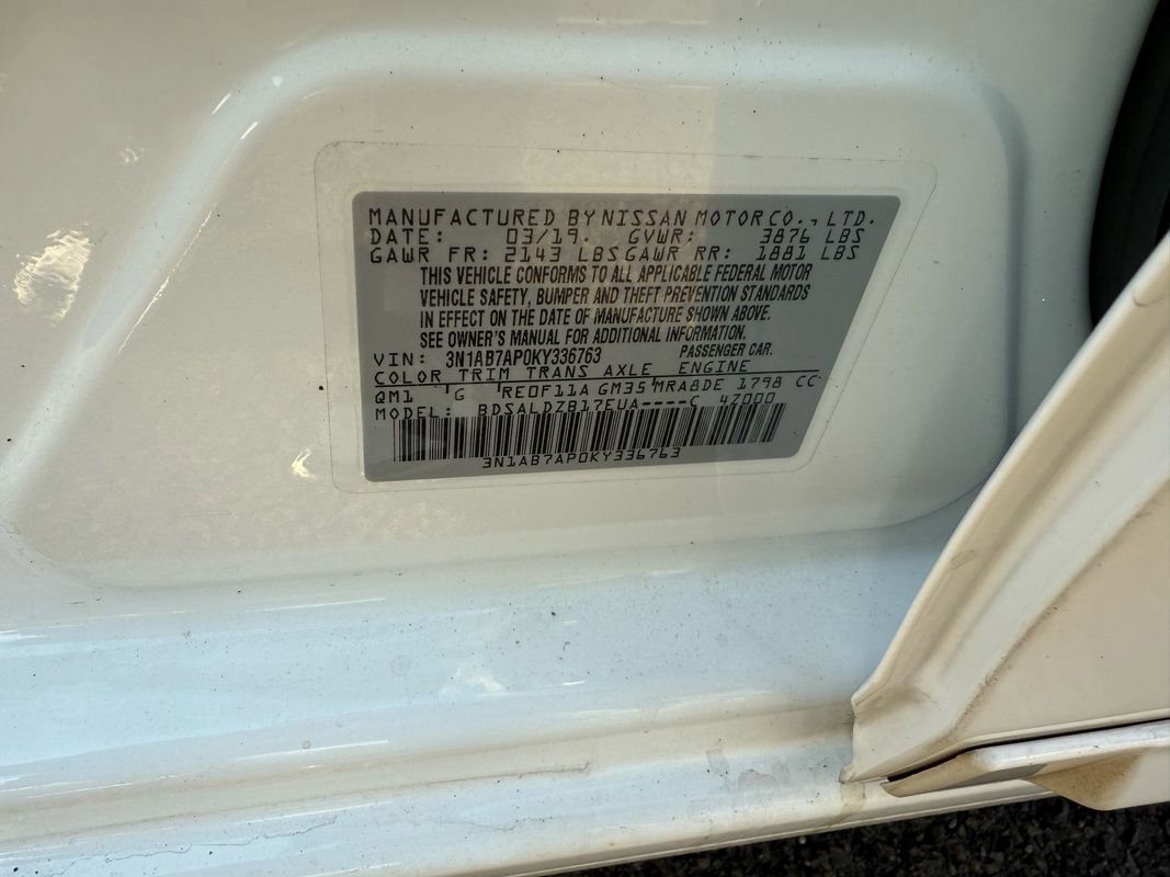 Used 2019 Nissan Sentra SV w/ Exterior Package image 34