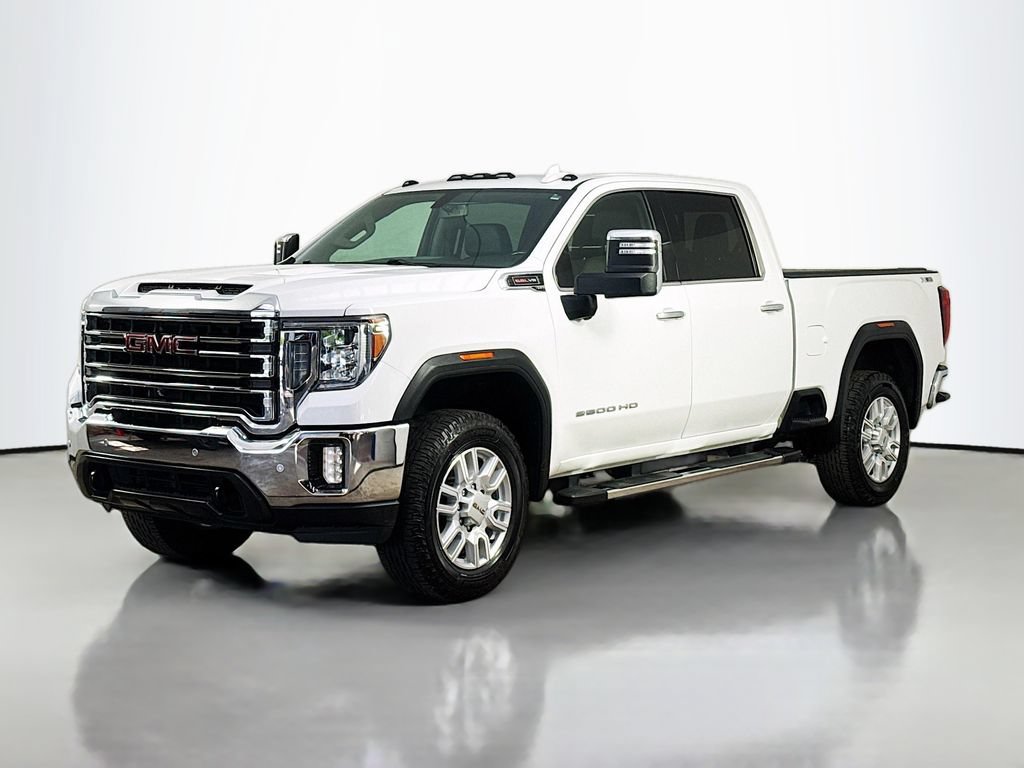 Used 2021 GMC Sierra 2500 SLT w/ SLT Premium Package AWD/4WD image 3