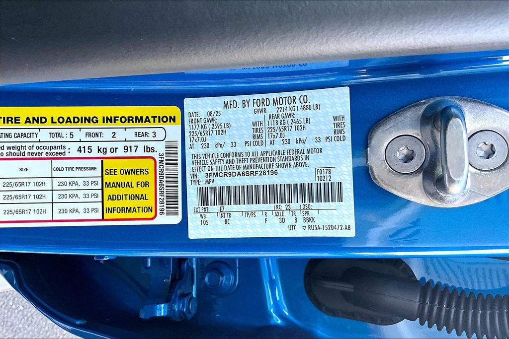 New 2025 Ford Bronco Sport Badlands w/ Badlands Tech Package image 13