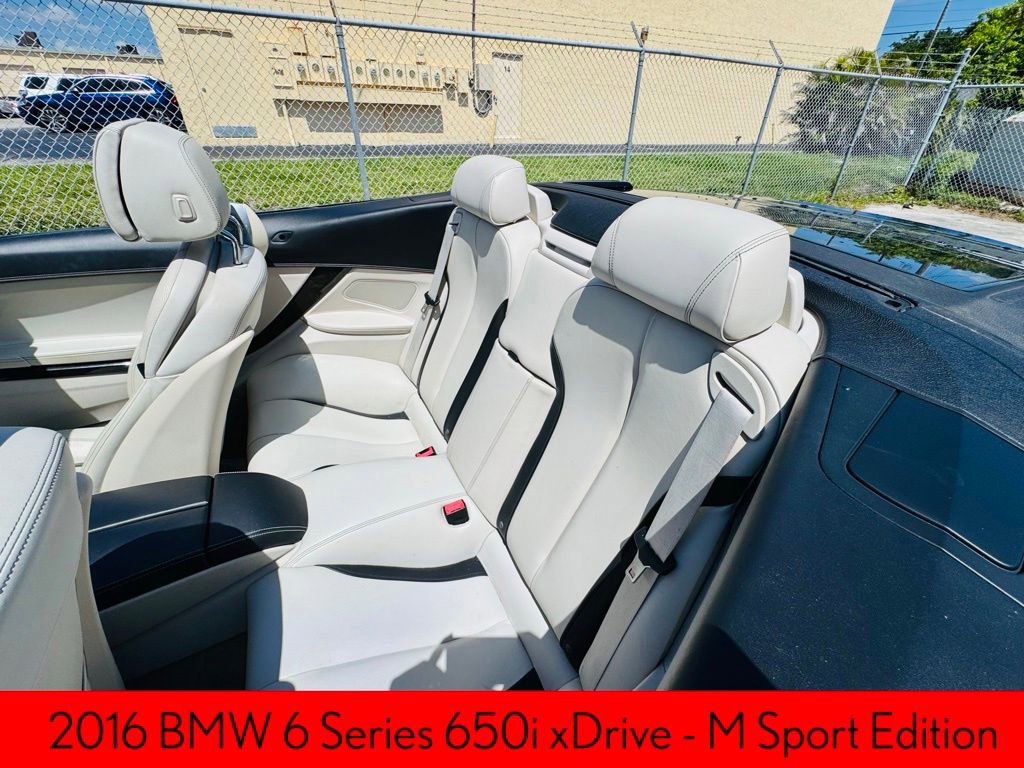 Used 2016 BMW 650i xDrive Convertible AWD/4WD image 9