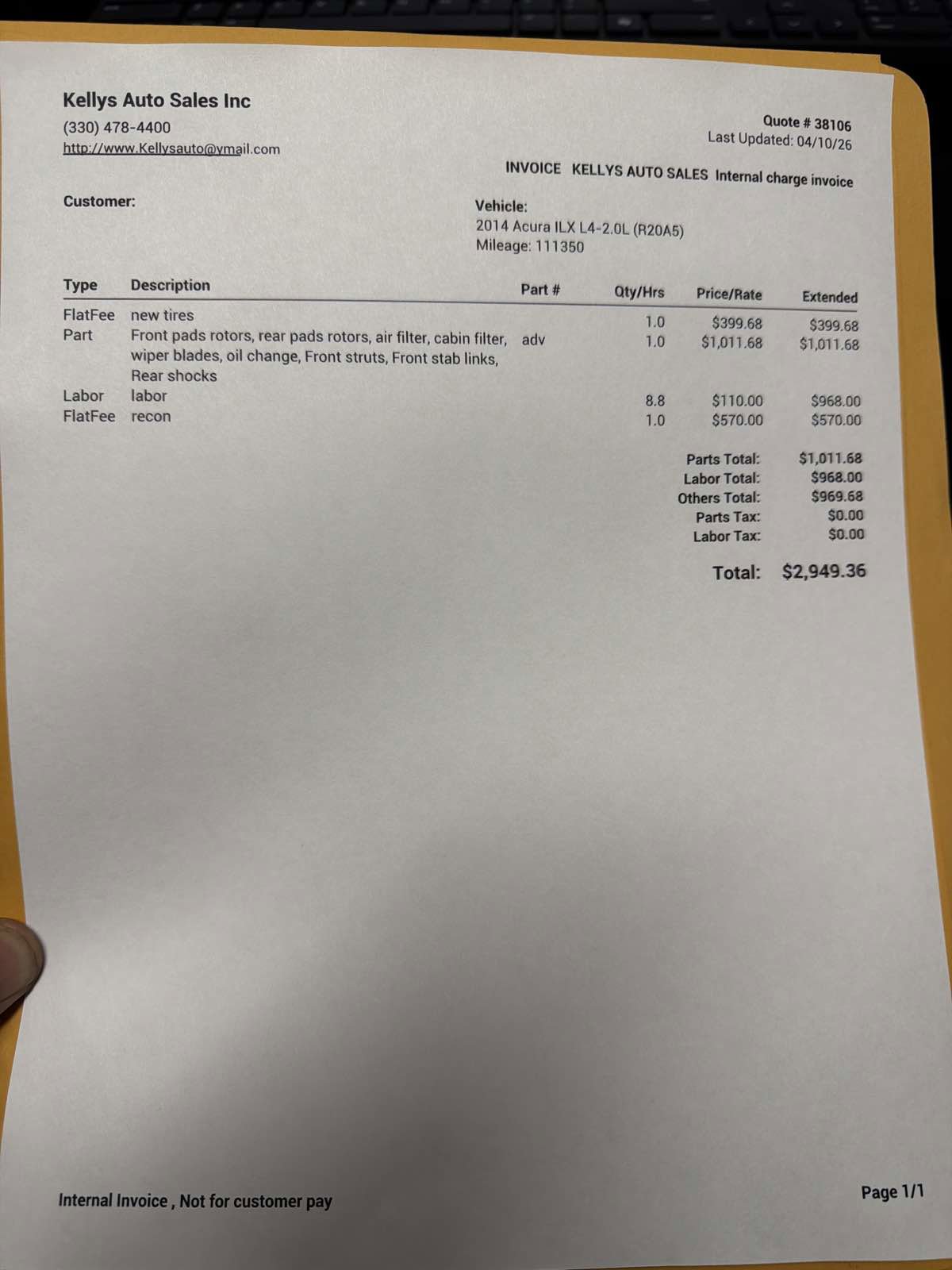 Used 2014 Acura ILX w/ Technology Package image 28