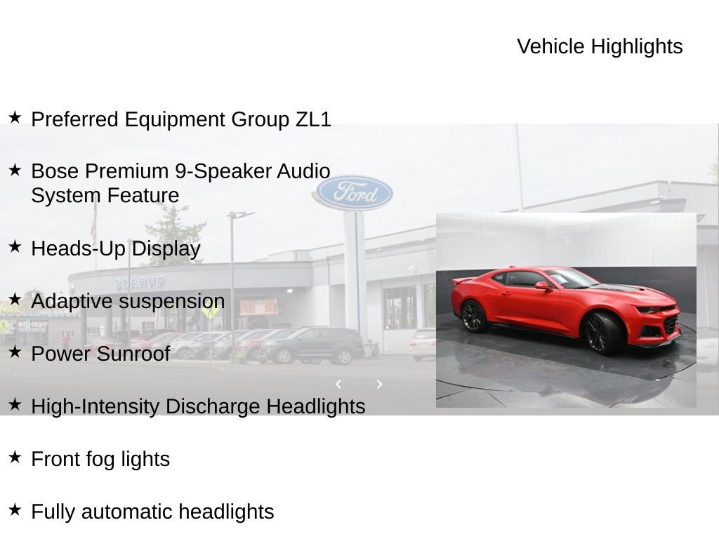 Used 2017 Chevrolet Camaro ZL1 image 20