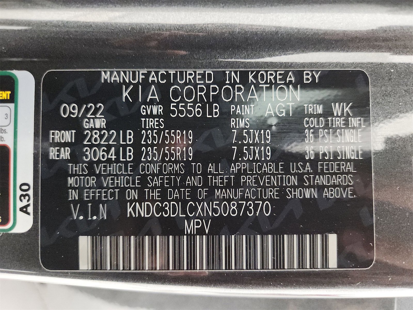 Used 2022 Kia EV6 Wind image 33