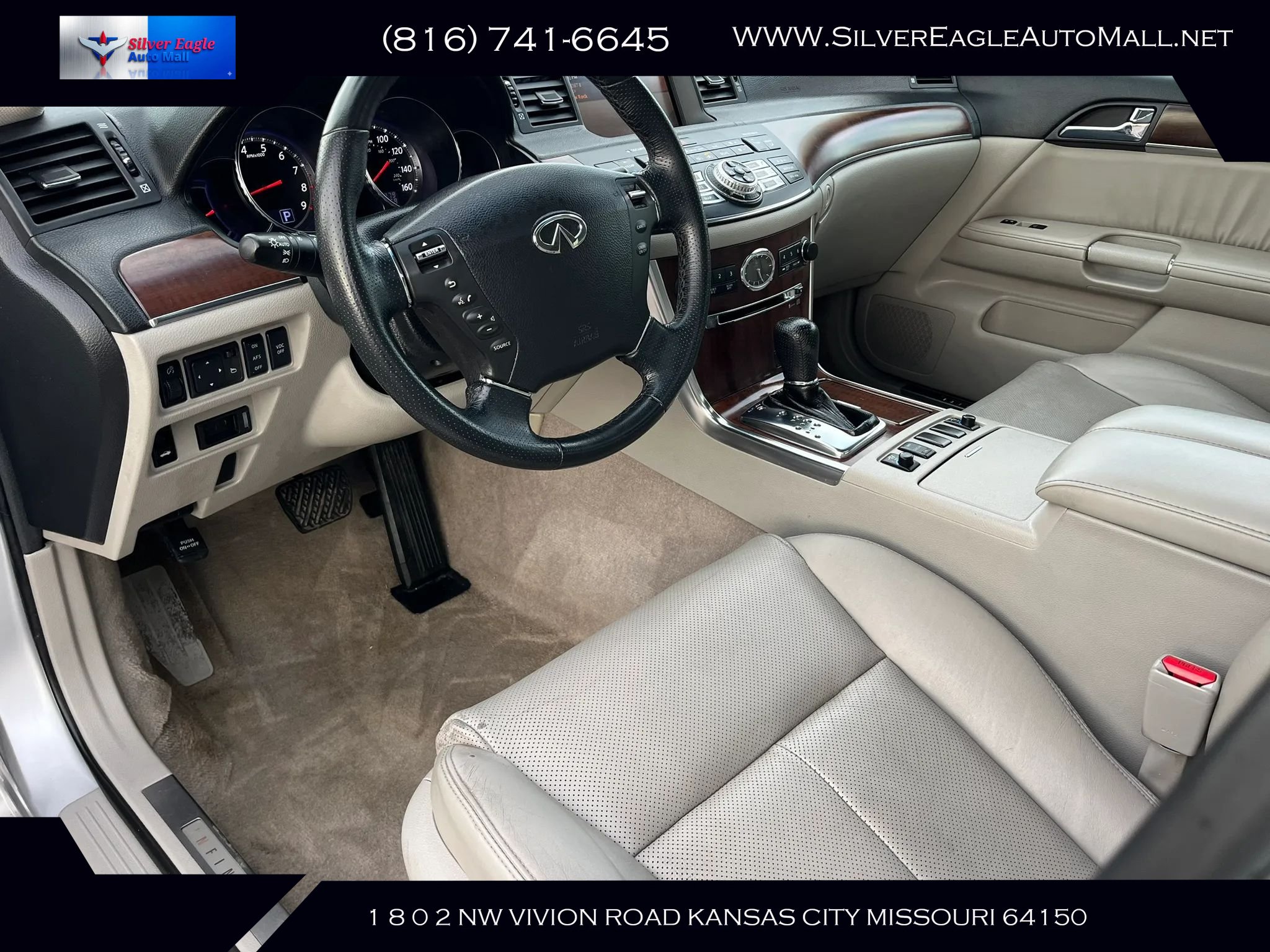 Used 2010 INFINITI M35 x w/ Technology Pkg AWD/4WD image 8