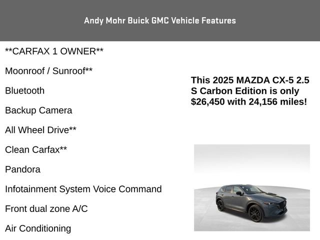 Used 2025 MAZDA CX-5 Carbon Edition image 4