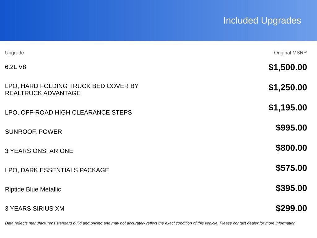 New 2026 Chevrolet Silverado 1500 ZR2 w/ LPO, Dark Essentials Package image 15