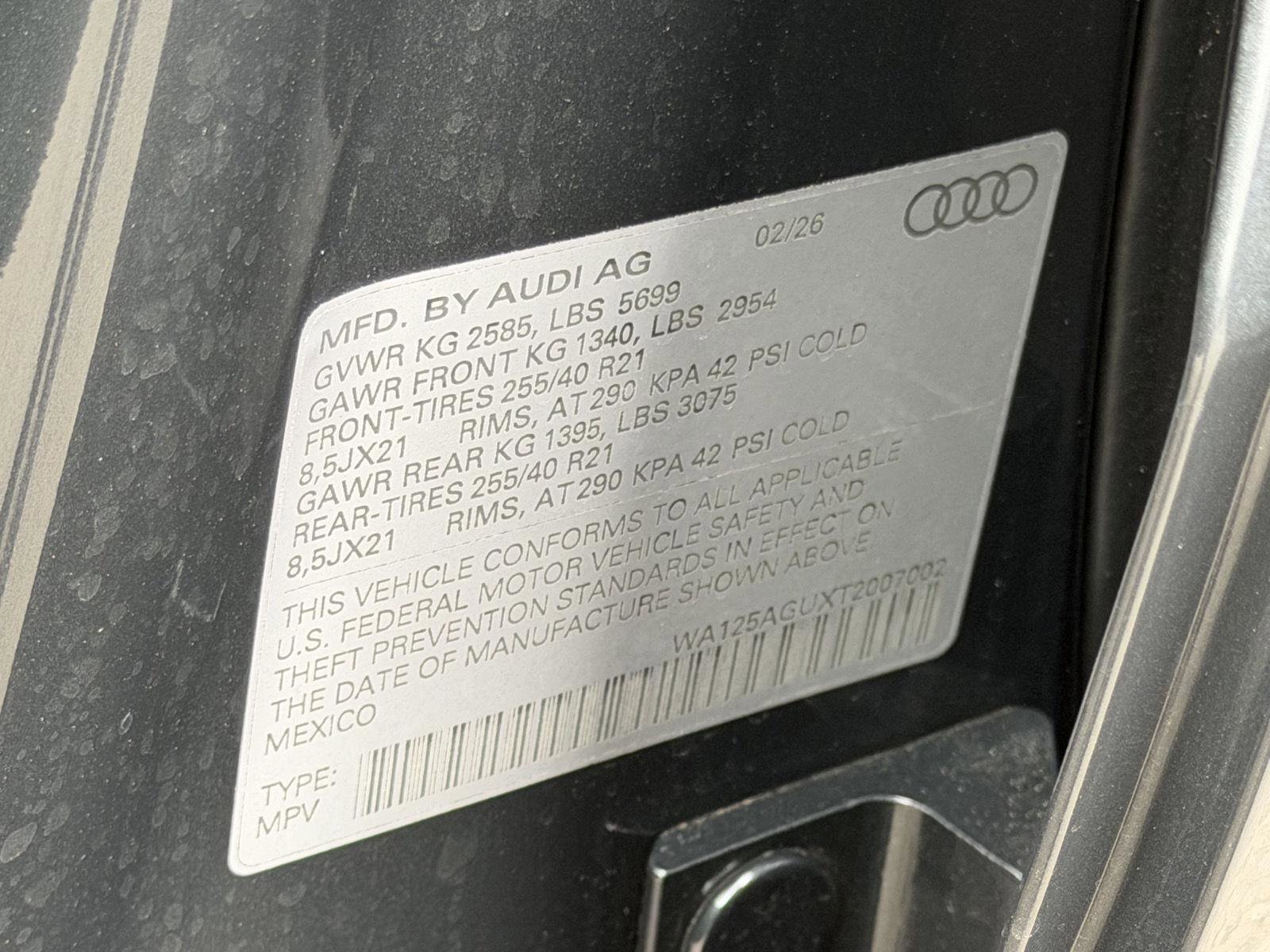 New 2026 Audi SQ5 Premium Plus image 25